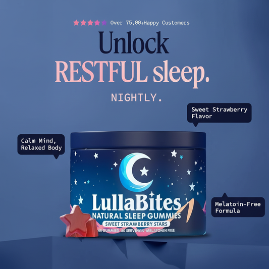 Lulla Sleep Gummies for Natural Sleep Support - 60 Gummies