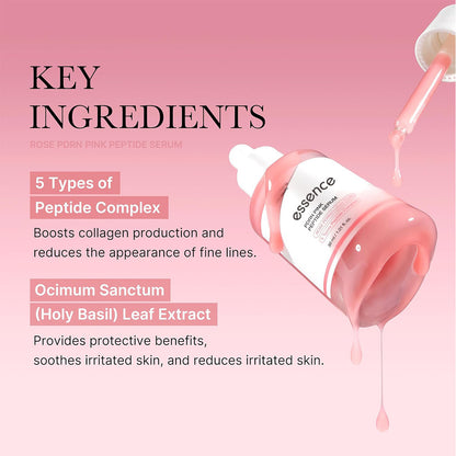 Cross-Border New Product Pink Peptide Collagen Ampoule Essence Pdrn Pink Peptlde Serum