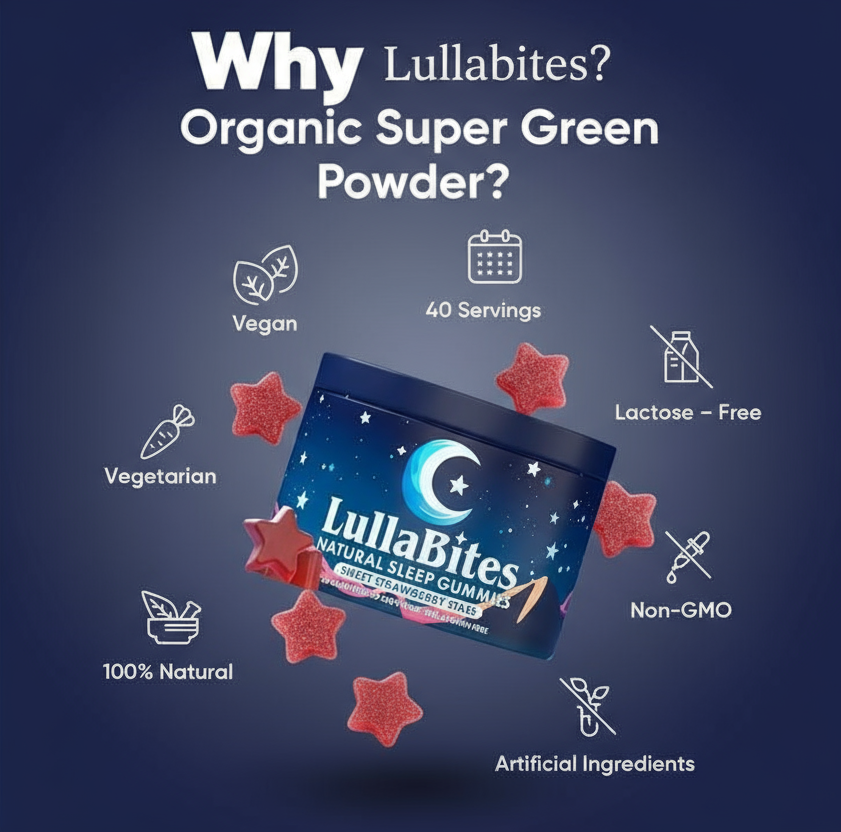Lulla Sleep Gummies for Natural Sleep Support - 60 Gummies