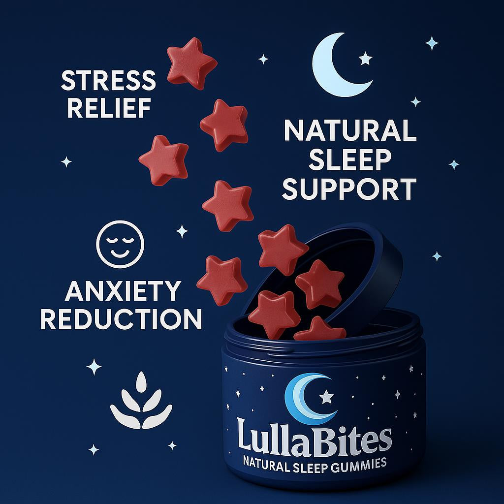 Lulla Sleep Gummies for Natural Sleep Support - 60 Gummies
